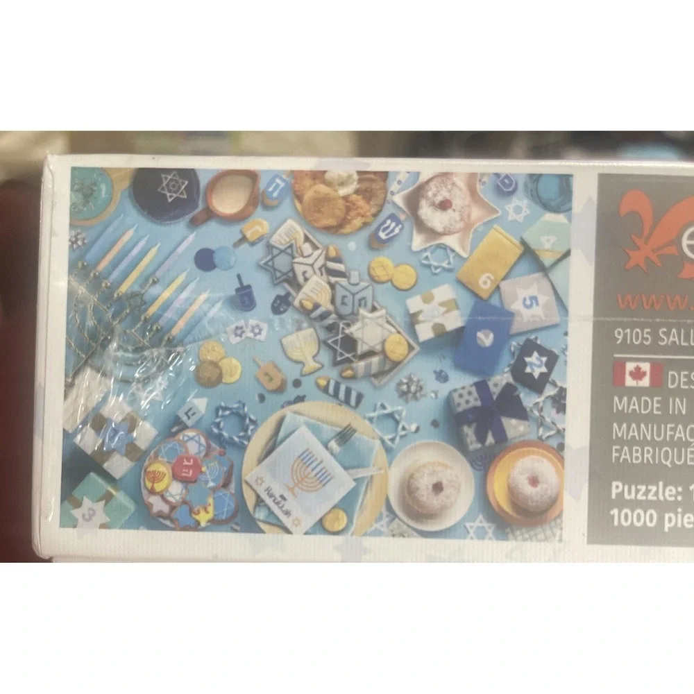 New Unopened 1000 Piece‎ Eurographics Hanukkah Jigsaw Puzzle , Beautiful, Family